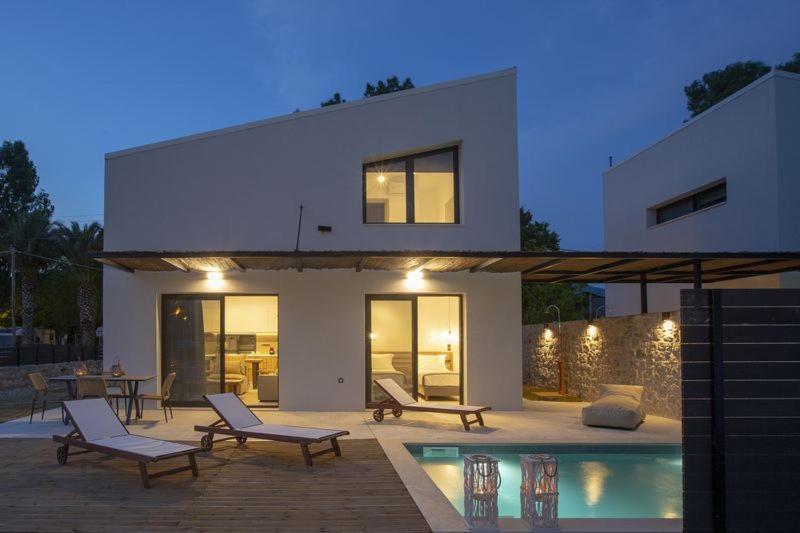 Seascape Villas Vassiliki - Beachfront Villas Bagian luar foto